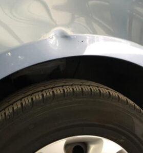 Dent on Fender